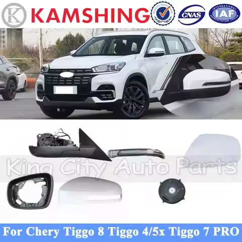 CAPQX For Chery Tiggo 8/Tiggo 4/5x Tiggo 7 PRO Rearview Mirror Cover Frame Mirror Glass Turn Signal 