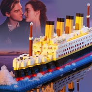Titanic Building Blocks Assembly Toys Giant Cruise Ship Model Educational Toys for Boys and Girls