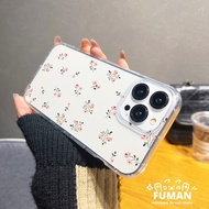 For Vivo X100 Pro X90 X80 X70 X60 X50 X30 Pro X60 Pro X27 X23 X21 UD V9 V7 Plus V19 V17 V15 Pro V11 V11i Phone Case Korean Style Soft Silicone Cute Flowers Transparent Cover