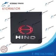 UNIVERSIAL MUDFLAP TYRE 61X61CM 24X24 INCH 1PCS WITH LOGO