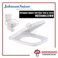 Johnson Suisse Bergamo Square Soft Close Seat & Cover - WBTS800123WW