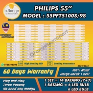 55PFT5100S/98 PHILIPS 55" LED TV BACKLIGHT(LAMPU TV) PHILIPS 55 INCH LED TV 55PFT5100S 55PFT5100