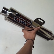 Lusujo Apido muffler Canister pipe 51mm For Raider 150 carb 150fi Wave 125 (Canister + adapter)