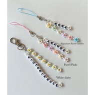 Customize Name Beads Keychain Diy Cute Birthday Gift Ideas