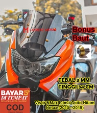 Visor Windshield Motor NMAX Old PENDEK OCITO - Tinggi 34cm N Max Tameng Nmax Aksesoris Variasi NMax