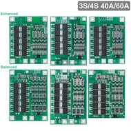 3S/4S 40A/60A 18650 BMS Li-ion Lithium Battery Charger Protection Board For Drill Motor Enhance/Bala