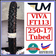 VIVA TYRE FT113 250-17 275-17 TUBE TYPE CUTING TAYAR CROSS KEBUN TIRE MOTORCROSS TIRES 2.50 2.75 2 5