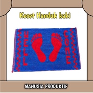 Keset Handuk welcome motif kaki keset Lantai rumah teras kamar mandi lap pengering kaki tebal murah 