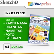 A4 Inkjet Photo Paper 220 gsm Blueprint Paper Photo Inkjet Matte 20 sheets