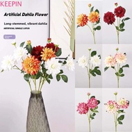 KEEPIN Artificial Dahlia Flower, Plant Realistic Simulation Big Dahlia, Photography Props Handmade C