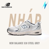 530 original steel Grey 100% New Balance shoes for men and women