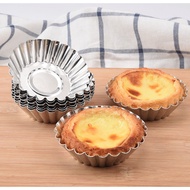 Egg Tart Mold Cake Aluminium Alloy Tart Mould Baking Tool Cupcake Egg Tart