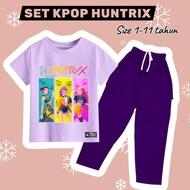 Girls' Set with Huntrix Kpop Demon Hunter Motif Ages 1-11 years - Huntrix Kpop Demon Hunter Motif Cl