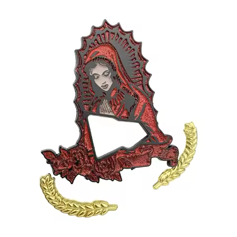 Hat Trim Pin for Admirers of Religious Faith Enamel Badge Clothing Ornament