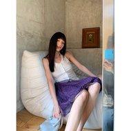 Yuyi 0 French Gauze Floral Skirt Women Design Double Short Skirt Women M