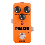 (BIGY) Electric Guitar Effect Pedal Analog Phaser Effect Pedal True Bypass Phase Mini Single Guitar 