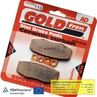 Malaguti Spidermax 500 GT RS 500GT 500RS GOLDfren 010 Front Brake Pads