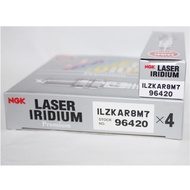 NGK Laser Iridium Spark Plug ILZKAR8M7 96420 For FAW BESTUNE B70 T55 T77 1.5T Hong Qi H5 H6 H9 HQ9 H