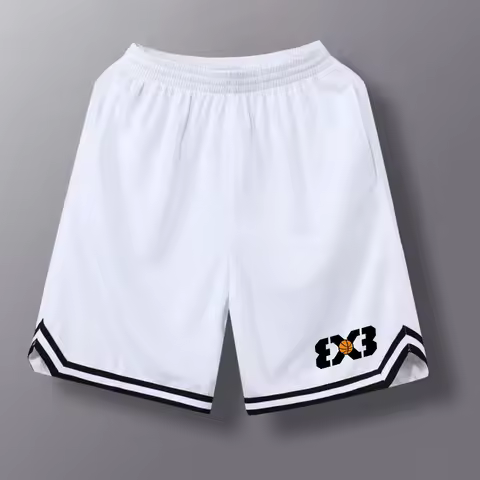 3X3 American shorts basketball men and women summer quick-drying breathable mesh running fitness exe