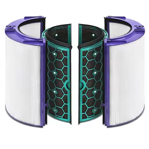 for Dyson TP04 TP07 HP04 HP07 PH01 Filter Replacement, True HEPA & Activated Carbon Sealed System fo