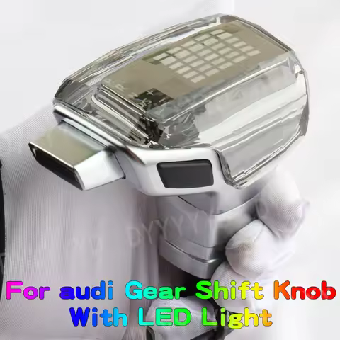 Gear Shift Knob For Audi A4 B8 A6 C6 C7 A7 A5 8t Q5 8r Q7 4L A3 8P S5 S6 S7 LED Crystal Gear stick L