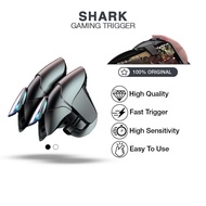 Blue shark Mobile Game Controller Gamepad Trigger Fire Button Aim Key Mobile Handle L1R1 Shooter Joystick Pubg Cod Grip