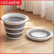 Locaupin Collapsible Bucket Portable Folding Water Container for Hiking, Backpacking, Camping and Ou