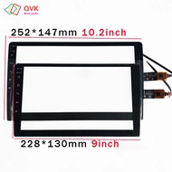 9 10 Inci P/N RS-8577-V15 FPC Kereta DVD GPS Capacitive Touch Screen Digitizer Sensor Panel Kaca 2.5