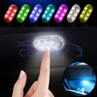 Car Lighting Atmosphere Lamp Touch Senser USB Charging Mini LED Reading Emergency Light Multi Color 