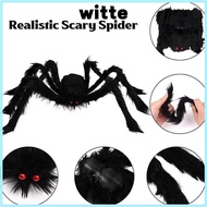 WITTE Decoration Large Black Spiders, Tricky Soft Halloween Giant Realistic Spider,  Simulation Plus