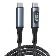 B4.0 40Gbps Type C to C Cable PD3.1 240W Fast Charging Cable 8K@60Hz Thunderbolt 4 B C Cord for PS5 Nintendo Switch