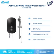 ALPHA 55W DC Pump Water Heater SMART 18i | Energy Saving Mode | Slash Proof | Safety Auto-Cut Off | Silent Mode | Cooper Heater | Anti-Leak Tank |  Water Heater with 1 Year Warranty