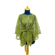 Promo Cape Batwing Brokat Kondangan & Wisuda Cape Brokat Cantik Outer Wanita Terbaru Outer Pita Keba