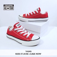 MERAH Converse ALL STAR RED SHOES