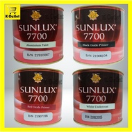 【1 L】SUNLUX 7700 Primer Undercoat White Undercoat / Red Oxide / Black Oxide / Aluminium Cat Alas Bes