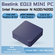 Beelink EQ13 มินิพีซี โปรเซสเซอร์ Intel N N100/N200 DDR4 3200MHz SATAIII WIFI6 กันฝุ่น เงียบ ออฟฟิศ