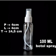 Mje_collection88 A889 spray mist bottle 100 ml pet clear perfume sanitizer toner disinfectant