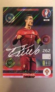 Panini C朗 ronaldo c7 印簽名卡 足球卡