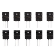 5 Pairs 2SA1943 2SC5200 Amplifier Transistor PNP NPN High Power Black Audio SiliconTransistor TO-3PL