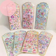3D Embossed Diary Wall Decorative Stickers - CANDY MOTIF - WX VF - cute stickers with cute images un