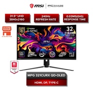 MSI MPG 321CURX QD-OLED CURVED 31.5" | 3840X2160 | 0.03MS | UHD | 240HZ | QD-OLED | G-SYNC | HDR | C