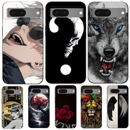 For Google Pixel 7 Case For Google Pixel 7 Pro Soft Case black tpu case Animals