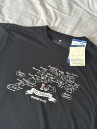全新 Mont bell T shirt (Mt Rokko) 六甲山限定 montbell t