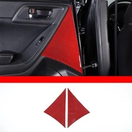 For 2013-2018 Subaru Forester soft carbon fiber car rear door interior decoration panel sticker car 