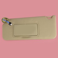 Beige Car Left Side Sun Visor Shade with Mirror & Light Fit for Honda Accord 2008-2012