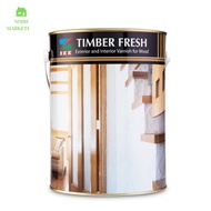 [READYSTOCK] 1 LITRE SKK TIMBER FRESH EXTERIOR AND INTERIOR VARNISH FOR WOOD / CAT KAYU / CAT RUMAH