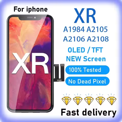OLED Pantalla for iphone XR LCD Display Touch Screen Digitizer Assembly for iPhone XR LCD Screen Rep