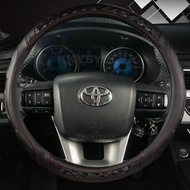 Sợi Carbon Da Vỏ Bọc Vô Lăng Ô Tô Cho Toyota Fortuner 2016-2019 2021 2022 Hilux 2015-2019 2020 2022
