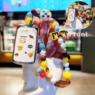 YAMAHA car key case for YAMAHA NVX Y16 AEROX XMAX key covers Fazzio NVX Scooter cow leather key bags