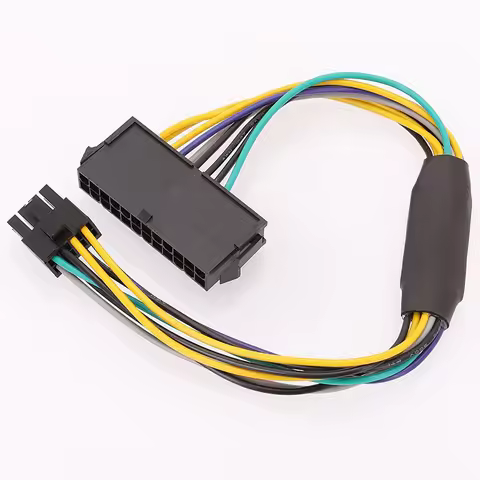 24Pin to 8Pin Converter Power Cable for DELL Optiplex 3020 7020 9020 Motherboard 8P Supply Cord 24P 